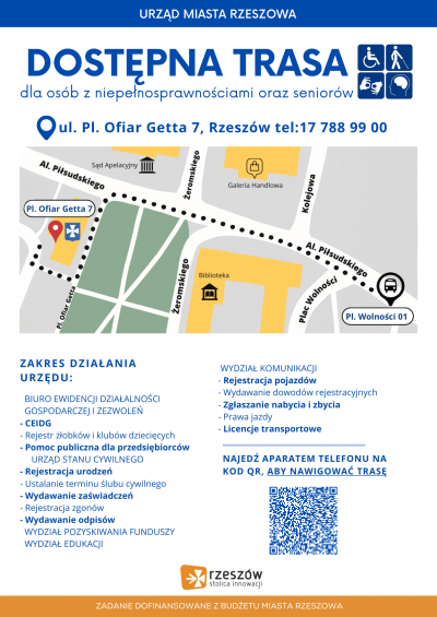 Urząd Miasta przy ul. Pl. Ofiar Getta 7